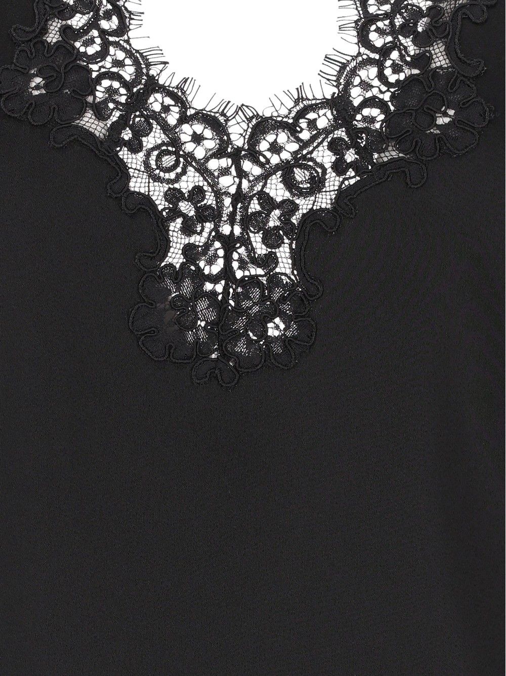 Stella Mccartney Top With Lace Details Top - Nero | 41eeba8678735f33cc8105540772bddd065e1a6a