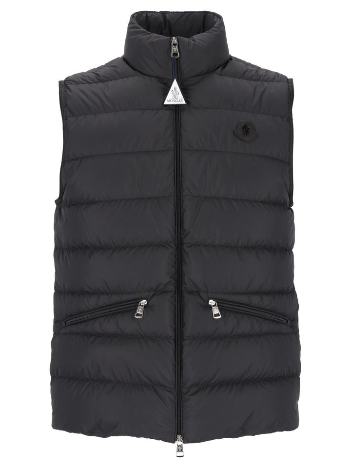 Moncler Treompan Padded Vest Giacche - Nero | 718782448c594202596190f6cc872773d4d8d7c5
