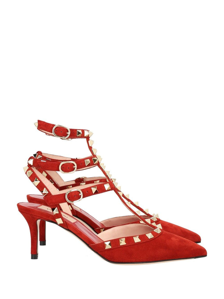 Valentino Garavani Rockstud Sandali - Rosso | cd07cad804cc3c17ec1e089fbae7058675f1b1a2