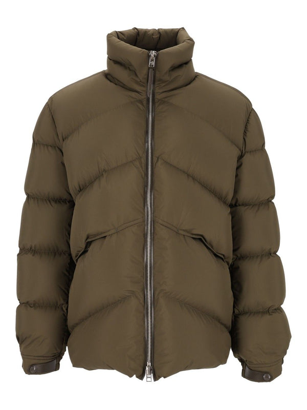 Ultralight Quilted Down Jacket Coats Verde