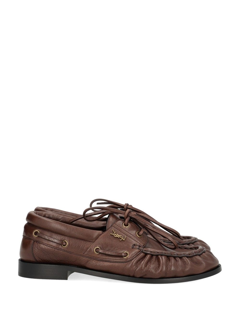 Saint Laurent Le Loafer Bateau Scarpe basse - Marrone | 1bcef478c16a80e0c32656e09fb4d023f4a7e63a
