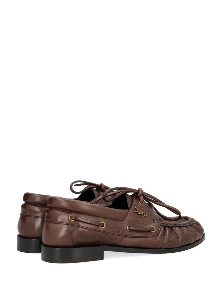 Saint Laurent Le Loafer Bateau Scarpe basse - Marrone | ff836b1606be2ba380d78187b5f75f70dc09a531