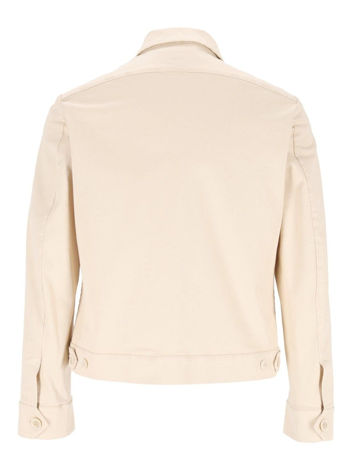 Barena Venezia Overshirt Tablo' Rovato 97 Cot 3 Elastan Knitwear - Bianco | 55e92b43637bc670d770eecbe5dea700b894d5ef