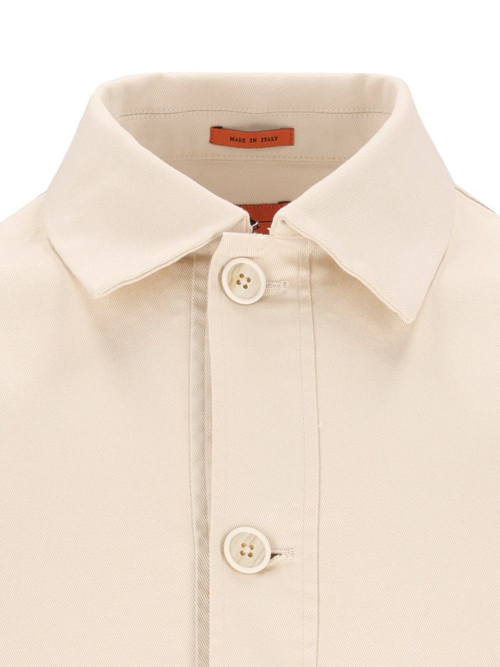Barena Venezia Overshirt Tablo' Rovato 97 Cot 3 Elastan Knitwear - Bianco | a2cfb249fb57ee4a813ac1be1734f34d87970a96