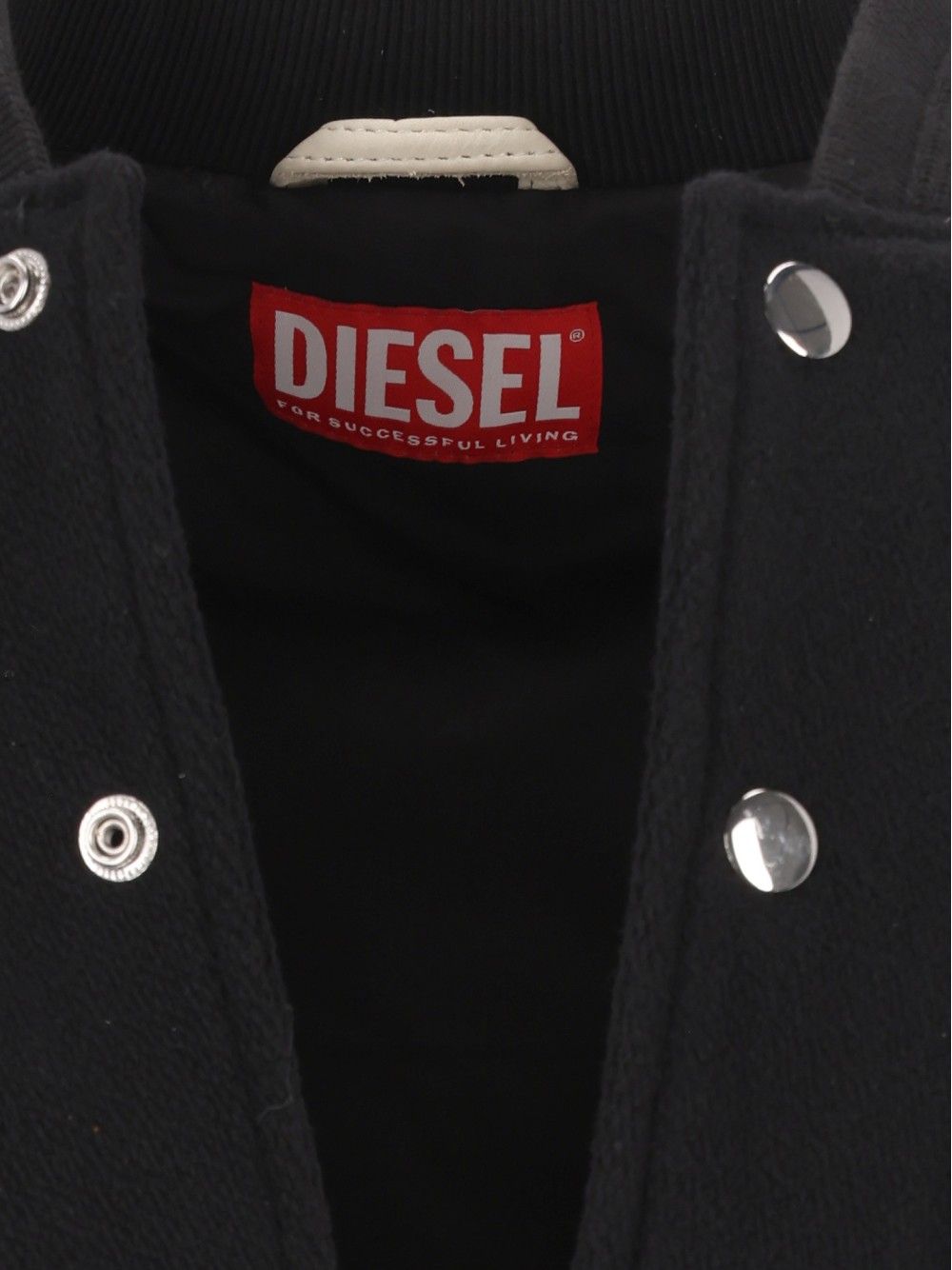 Diesel Wool And Leather Blend Bomber Jacket Giacche - Multicolor | 9e4d3ff97282cf5835e71581ed22657f27aefaf5