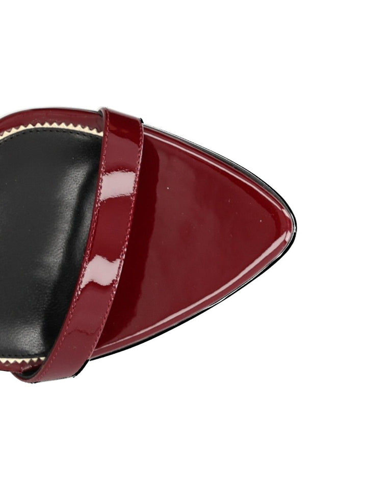 Tom Ford Padlock Heeled Sandali - Rosso | 67d3a6bebcb34498218c6849b848cd056f716ffe
