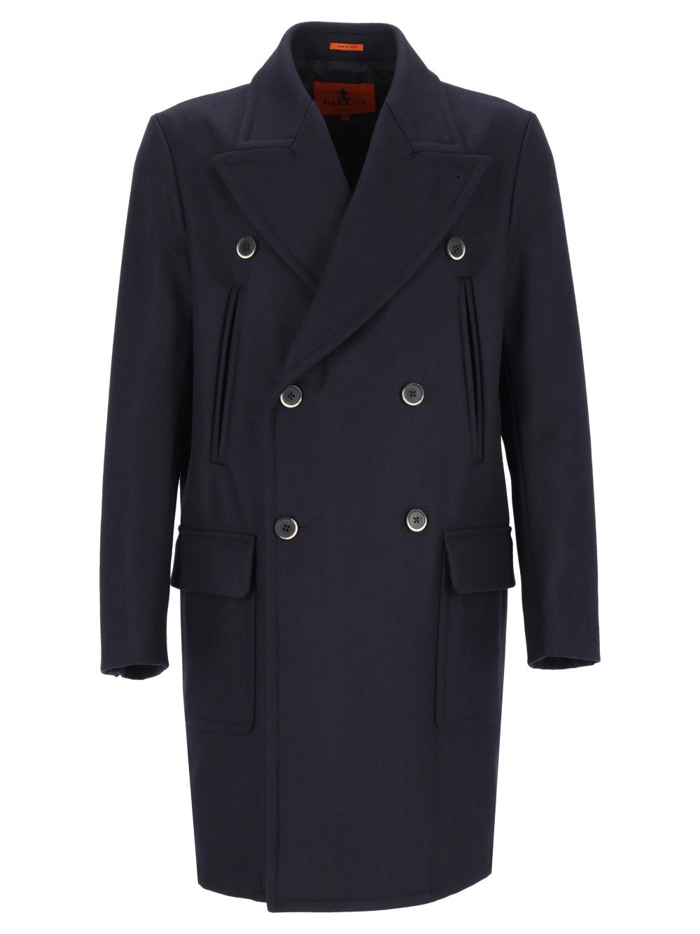 Barena Venezia Cappotto Navale Caramal 75 Lana 25 Poliammide Coats - Blu | 48d7cc70dcdf6aec00d3cf6478410610cbd91051