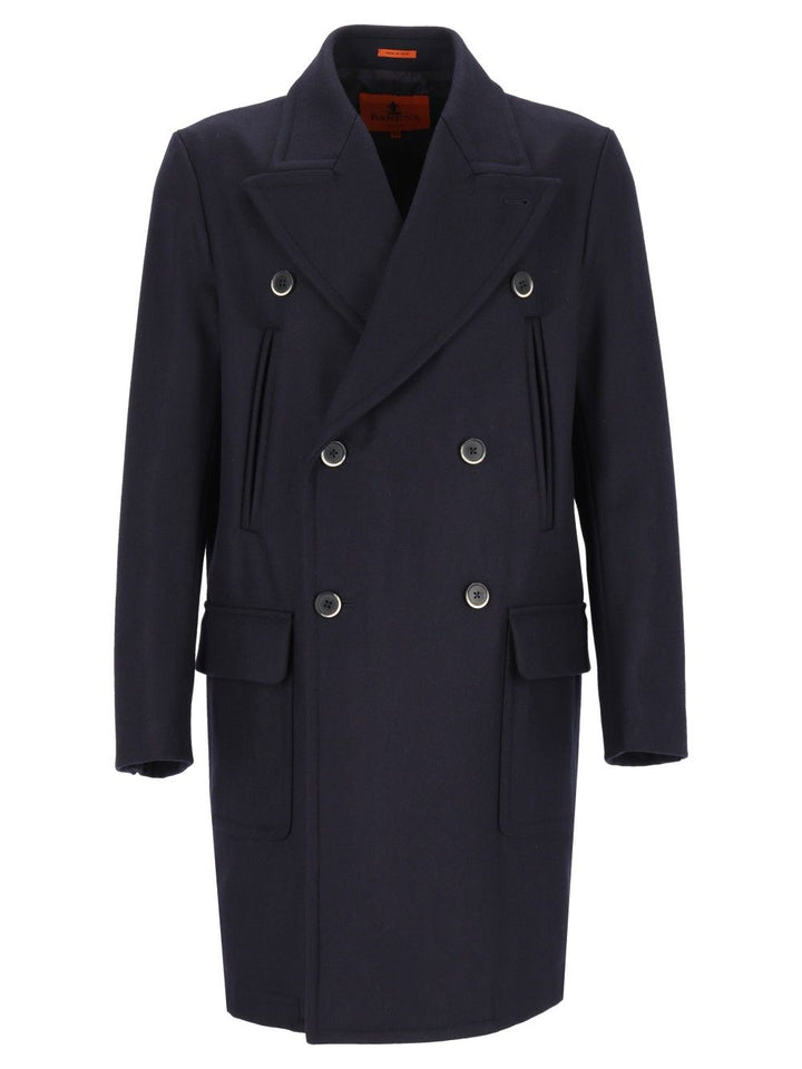 Barena Venezia Cappotto Navale Caramal 75 Lana 25 Poliammide Coats - Blu | 48d7cc70dcdf6aec00d3cf6478410610cbd91051