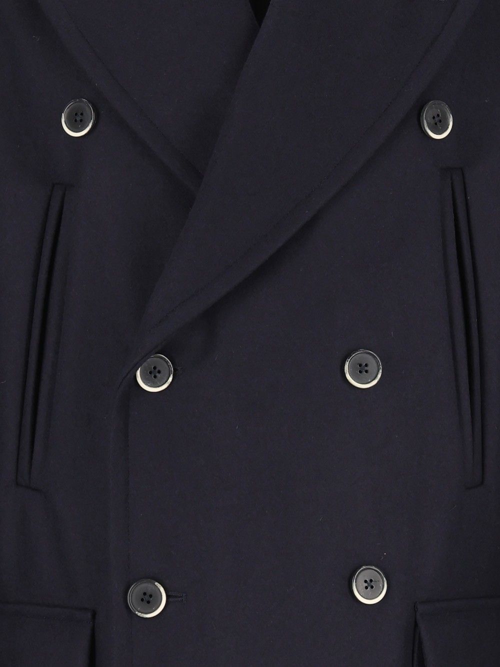 Barena Venezia Cappotto Navale Caramal 75 Lana 25 Poliammide Coats - Blu | aa20420e2fcf3d06813e1d5f14d7bc96915f4d92