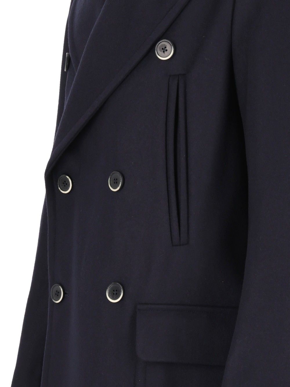 Barena Venezia Cappotto Navale Caramal 75 Lana 25 Poliammide Coats - Blu | 9368ca33445b085db0287560a40a574f0bf7dc4b