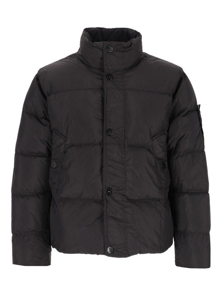 Stone Island Short Down Jacket Giacche - Nero | 4ef12da7fc7d0fea383769454d9532998d636ce3