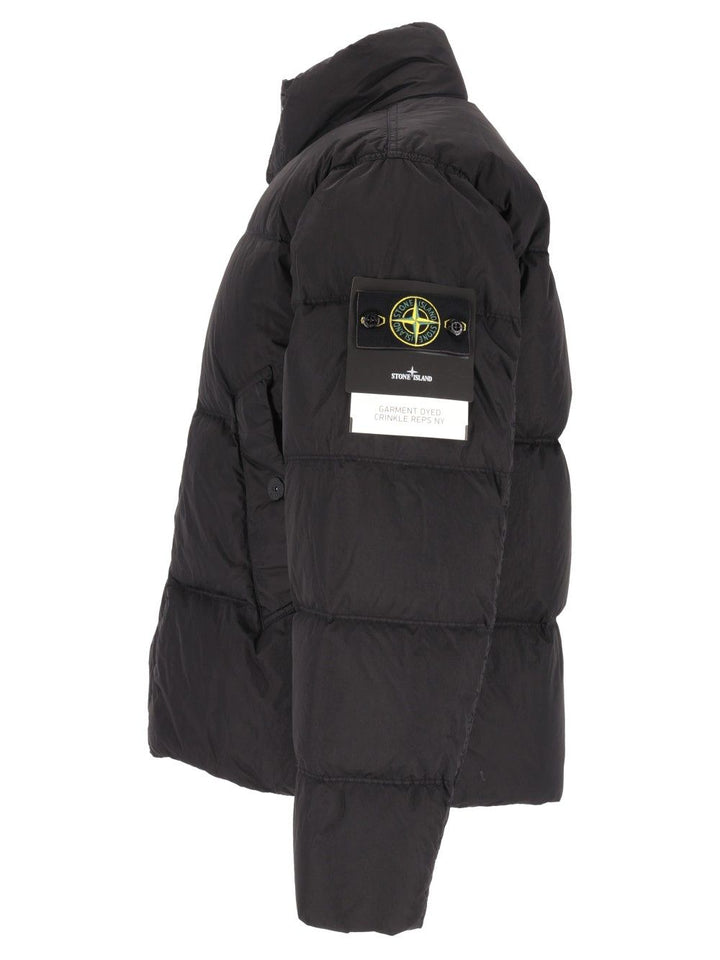 Stone Island Short Down Jacket Giacche - Nero | 70514d57a5e6b20367254a5860edf204ab0ae6db
