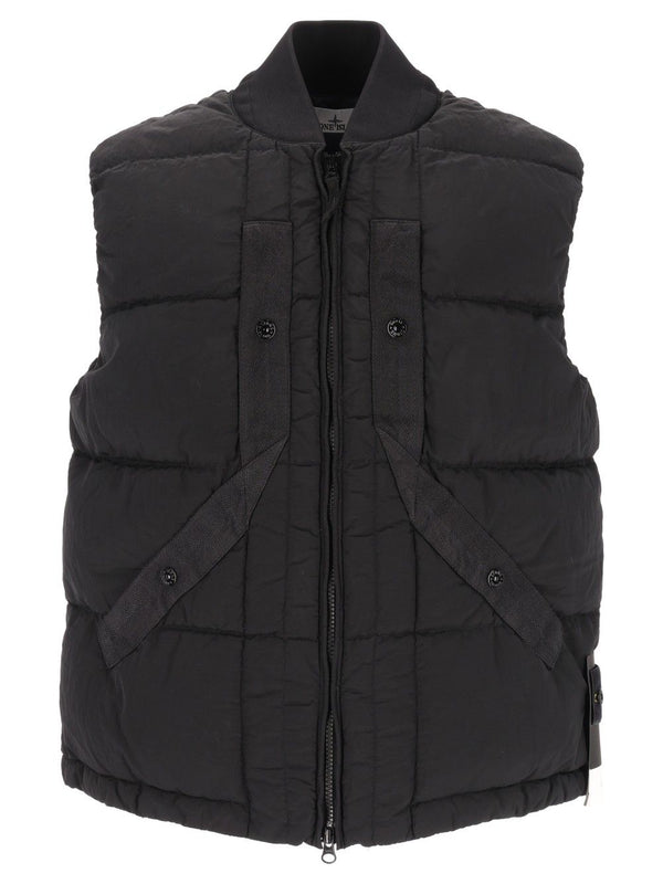 Nylon Metal In Econyl® Regenerated Nylon, Garment Dyed Giacche Nero
