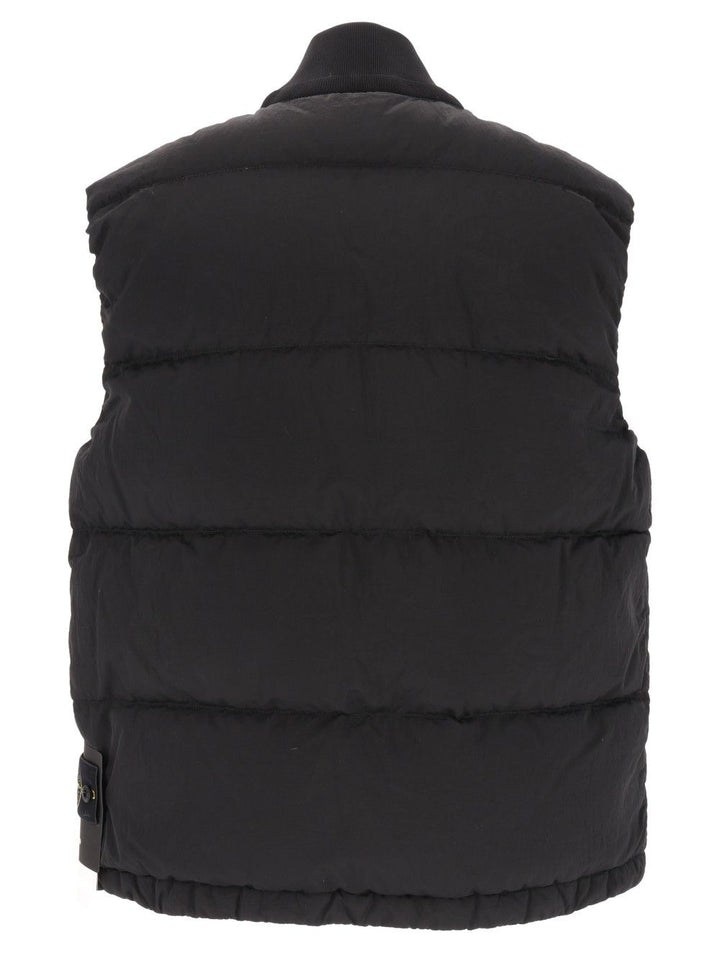 Stone Island Nylon Metal In Econyl® Regenerated Nylon, Garment Dyed Giacche - Nero | 64ea0c13ed4eb150f36cd4e8c6cfc1dcb9d62ef2