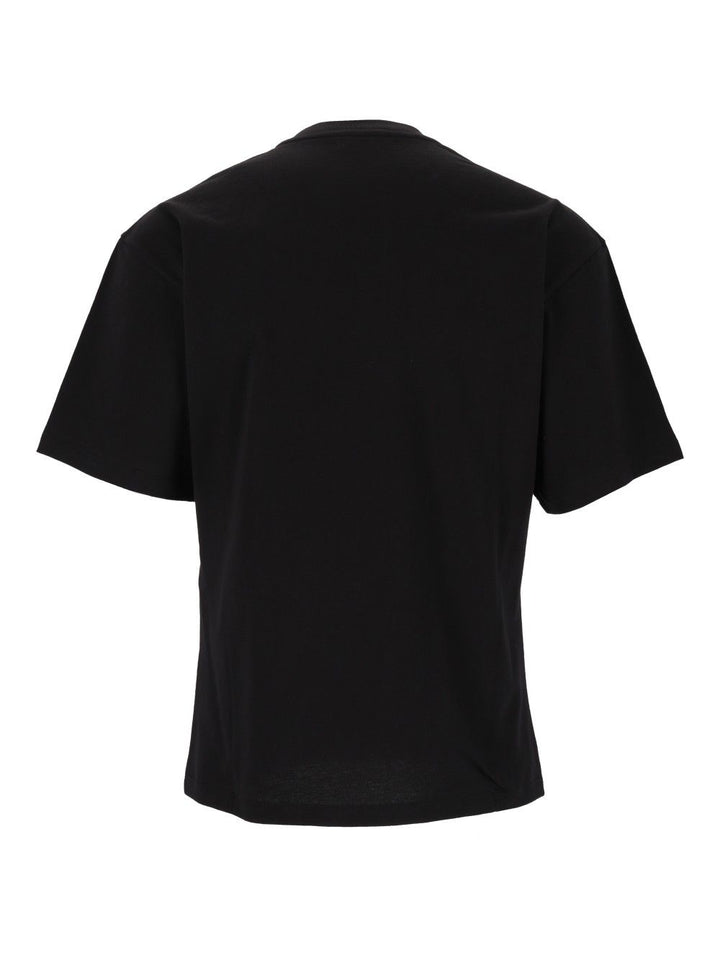 Saint Laurent T Shirt Large Broder T-Shirt - Nero | 541834778163d7dbe5f36705d9ce8da6618fcc46