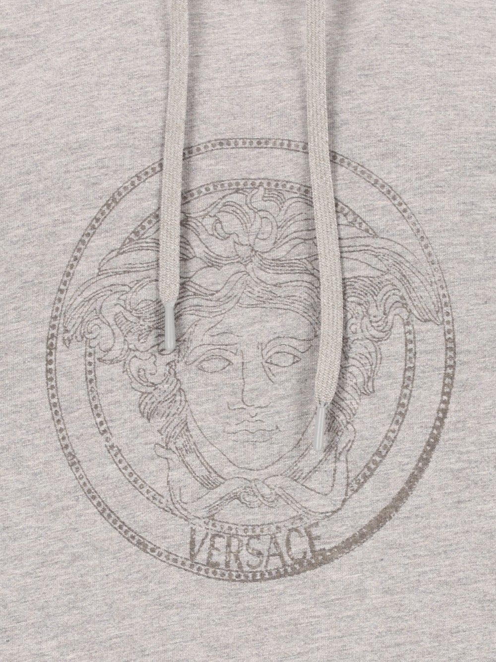 Versace Cotton Jersey Sweatshirt With Print Sweatshirts - Grey | 2fdbb64d0c22a2cc675059ccfaa90187f446cdfc