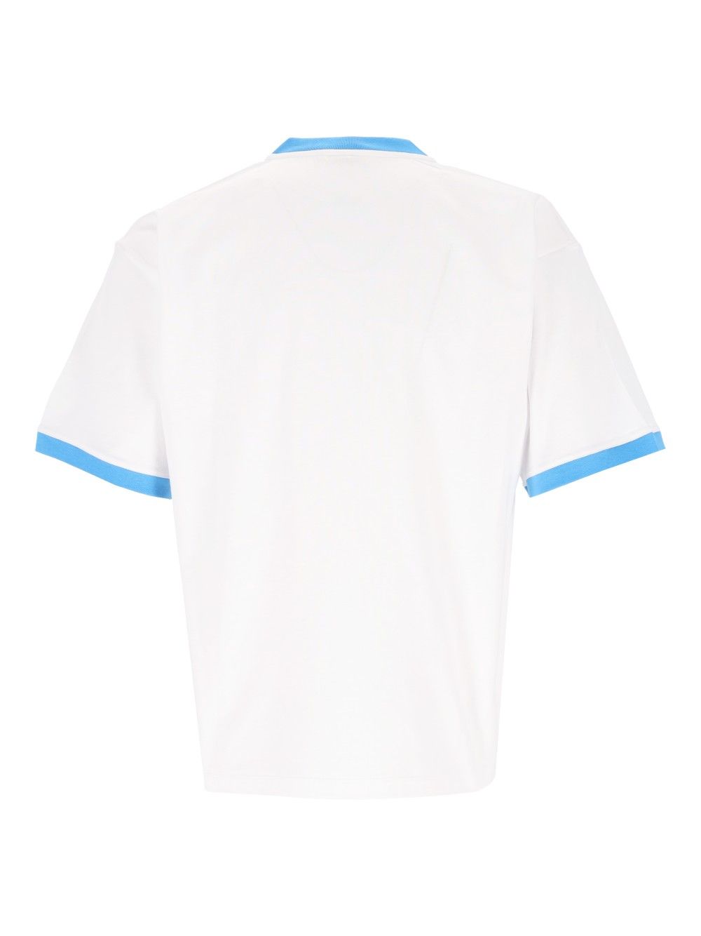 Versace Regular-Fit Cotton Jersey  With Print T-Shirt - Bianco | 771c13cb3ea132165419787a0374c800e7bf59b1