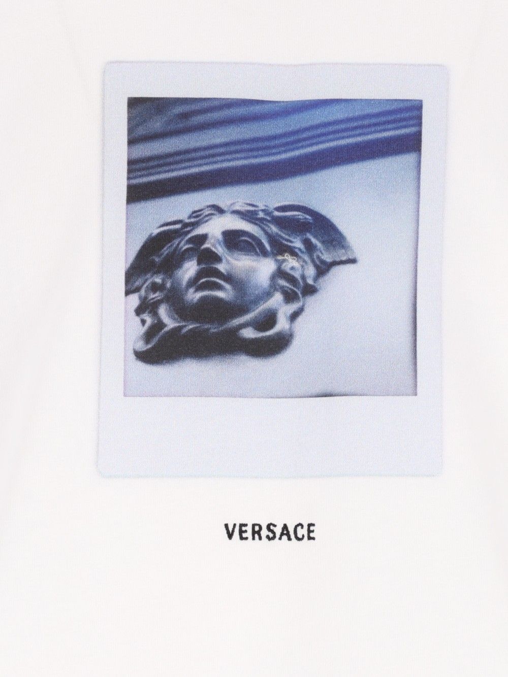 Versace Regular-Fit Cotton Jersey  With Print T-Shirt - Bianco | 34cdecae0afa31dbe5beac410ae275529c5a6afe