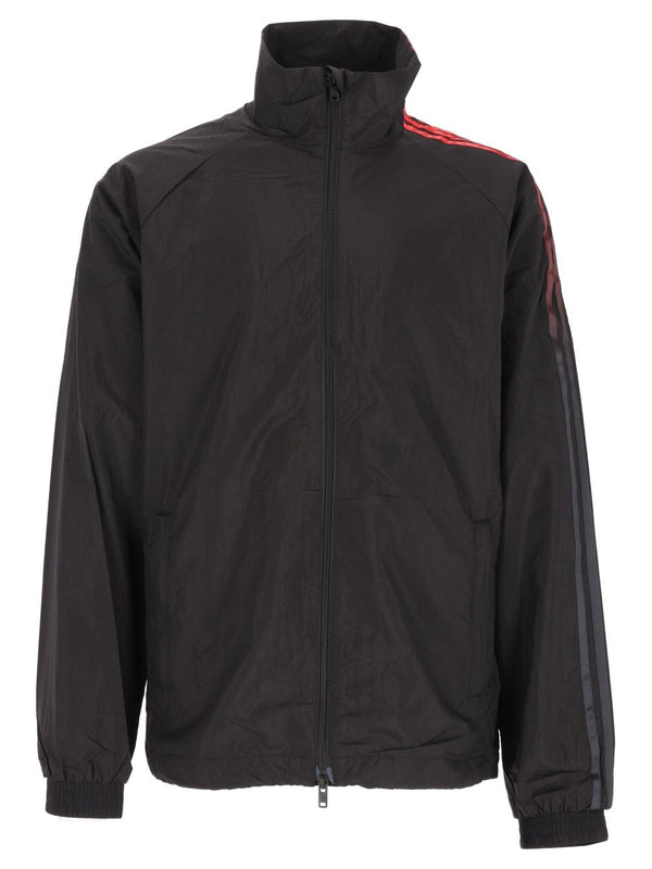 Sudadera deportiva con 3 rayas degradadas Negras
