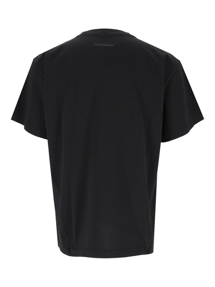 Mm6 Maison Margiela Overdyed Jersey T-Shirt - Nero | 51416ef8f3c0cb910b893bf76f720e1debd4b8a9