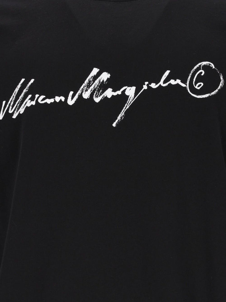 Mm6 Maison Margiela Overdyed Jersey T-Shirt - Nero | 48f9f56f0a8faae272ac0abca0a949a3502ba4c1