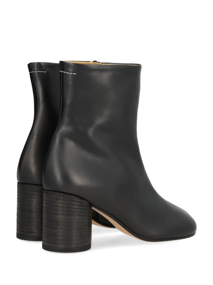 Mm6 Maison Margiela Anatomical Ankle Boots - Nero | 96c4d1076ad241d242205f95f7a43d5c90e26af4