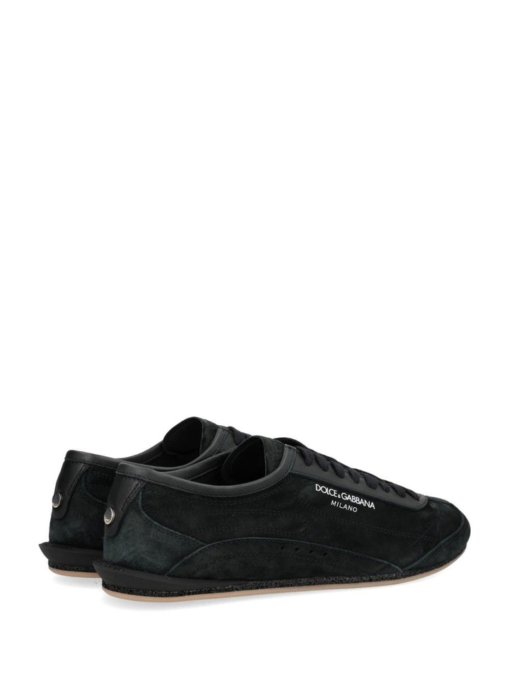 Dolce & Gabbana Lipari Suede Sneakers - Nero | bc537d9c5d16359f9dfe31c5ad0d1101af4121dd