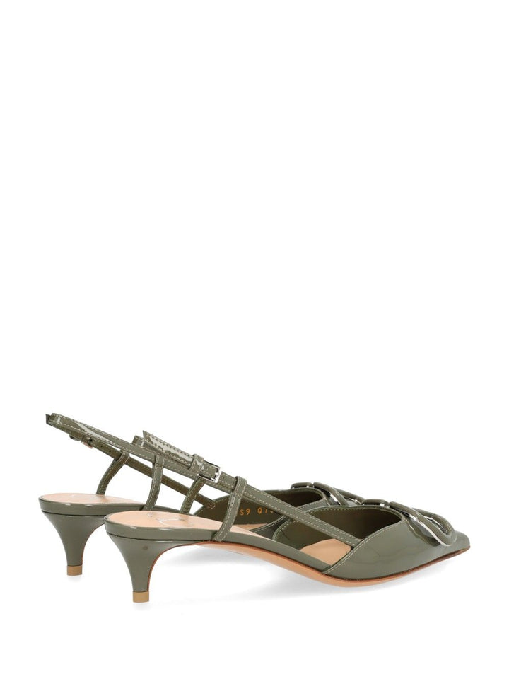 Valentino Garavani Vlogo Decollete - Verde | 0bb387871b2ffd95e852d0f9871b09bc1ac6aa34