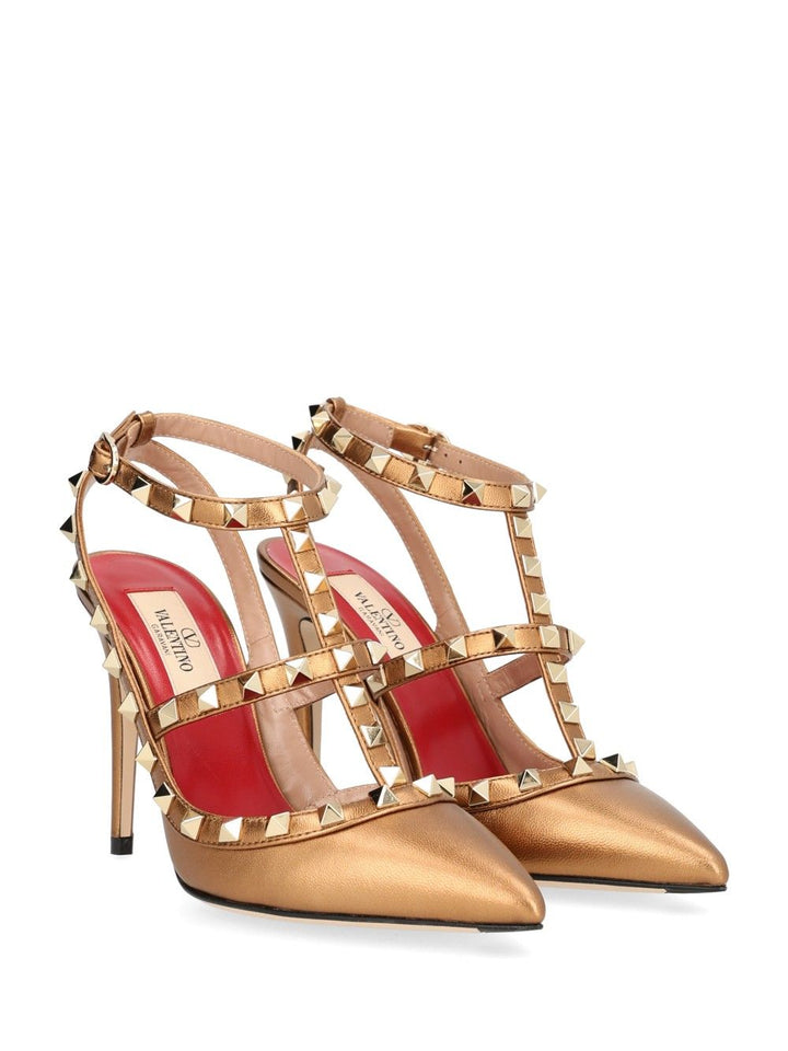 Valentino Garavani Rockstud Sandali - Oro | 404822fe5314f861be80388592d5e7504a7793ee