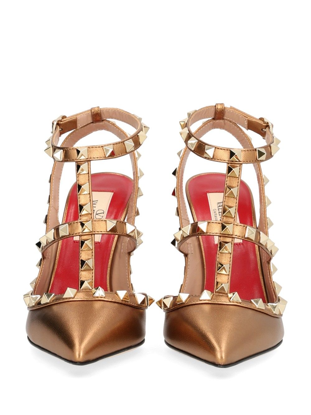 Valentino Garavani Rockstud Sandali - Oro | f07c7cf465e30c69017c87cf11d15c64104aded3