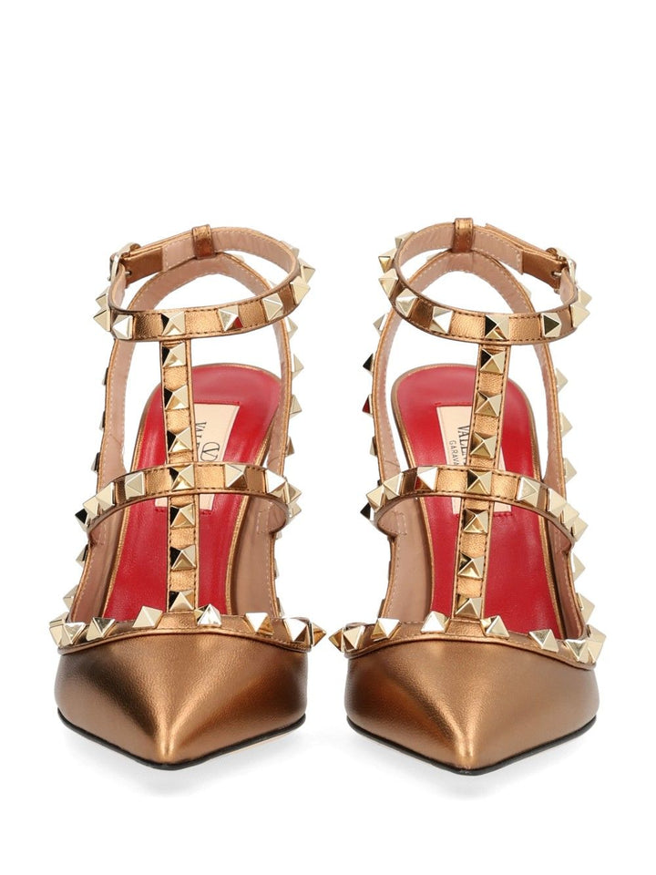Valentino Garavani Rockstud Sandali - Oro | f07c7cf465e30c69017c87cf11d15c64104aded3