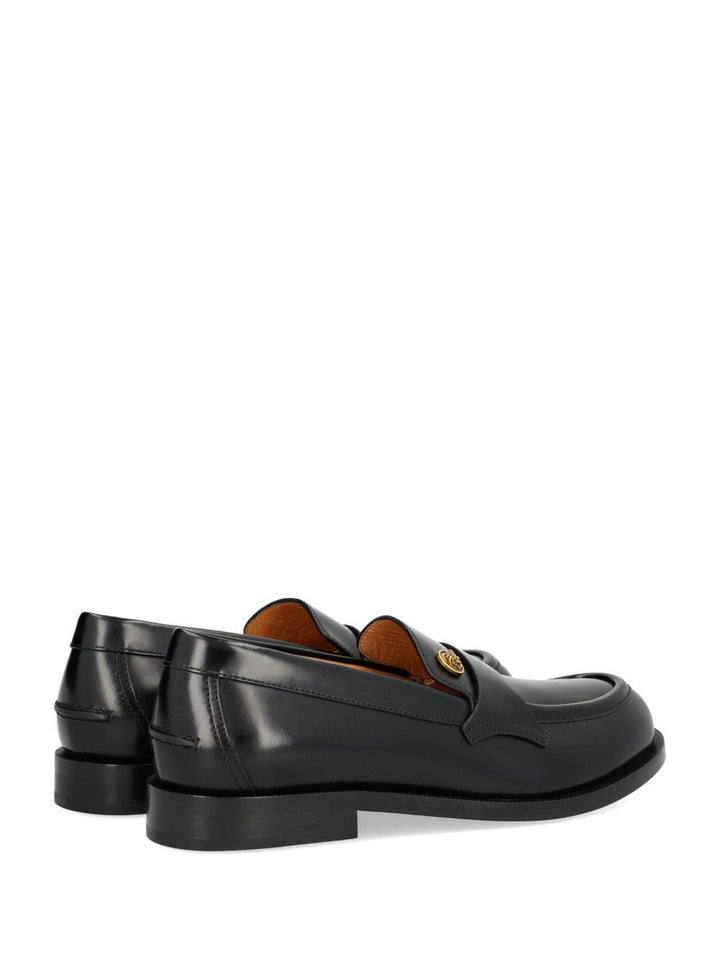 Versace Manu Moccasins Scarpe basse - Nero | 089576fc5f7451ef9e5923f2b1dd16281f7c5e69