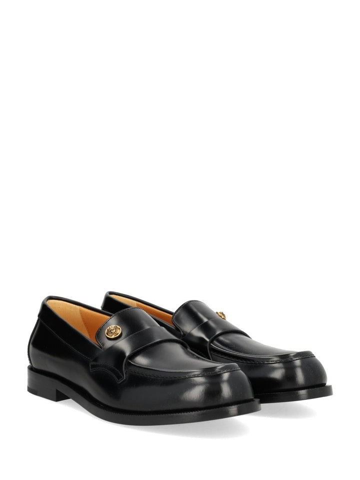 Versace Manu Moccasins Scarpe basse - Nero | 026aead683270cf7a88c2a9e4c9a23b80a1755fb