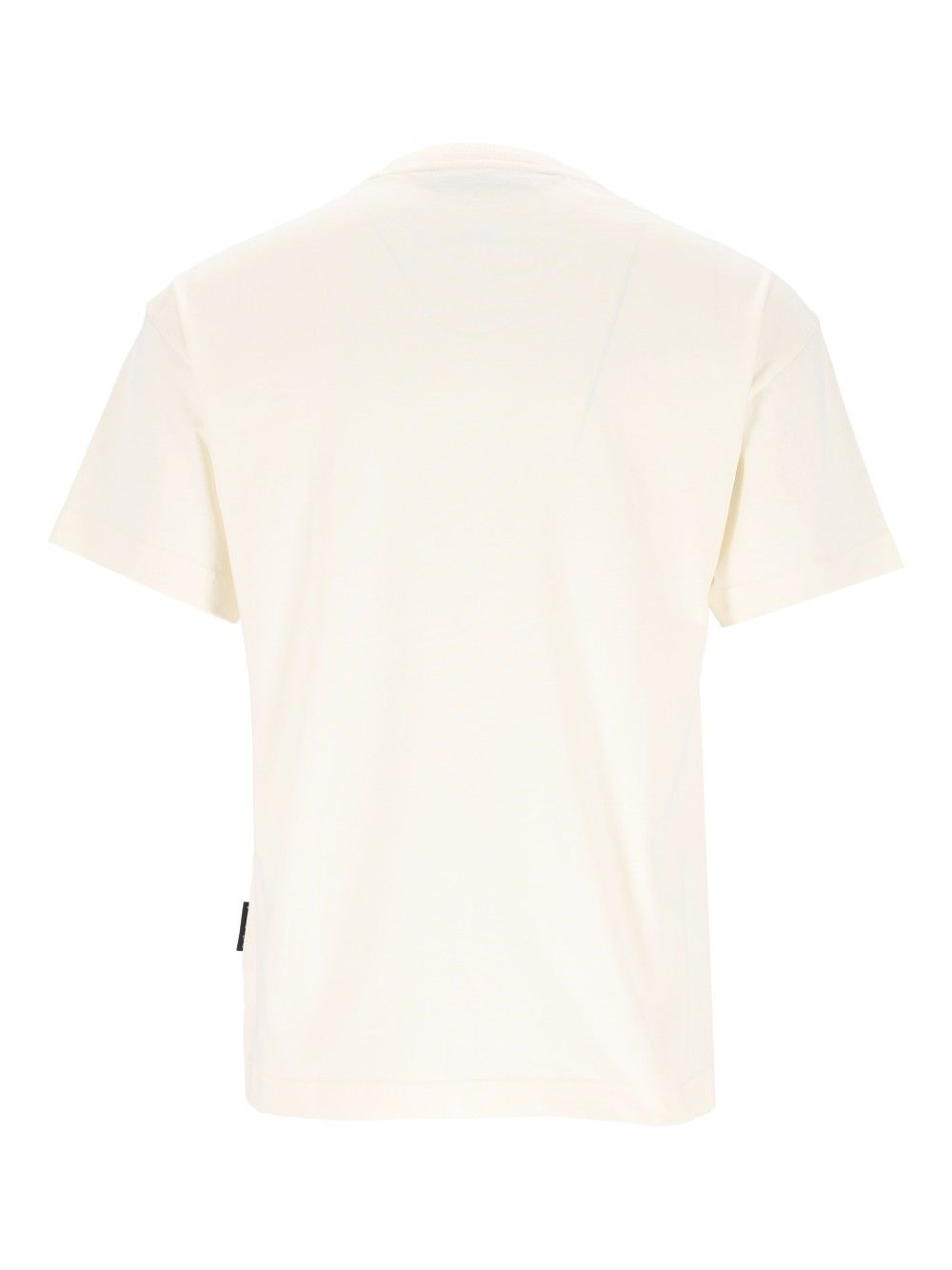 Palm Angels Neck Logo T-Shirt - Bianco | 2b1123d0f36c82aabc972cc99e947c92d1873f7a