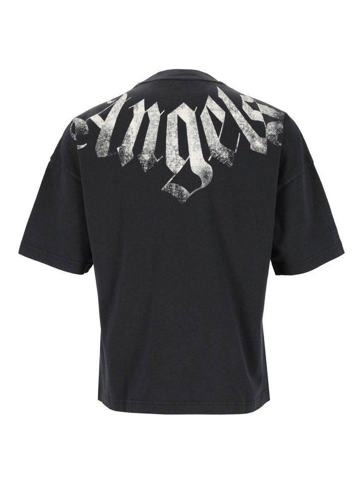 Palm Angels Big Neck T-Shirt - Nero | 078d131be9ba7bbccc13d4a3e25809096f0aba59