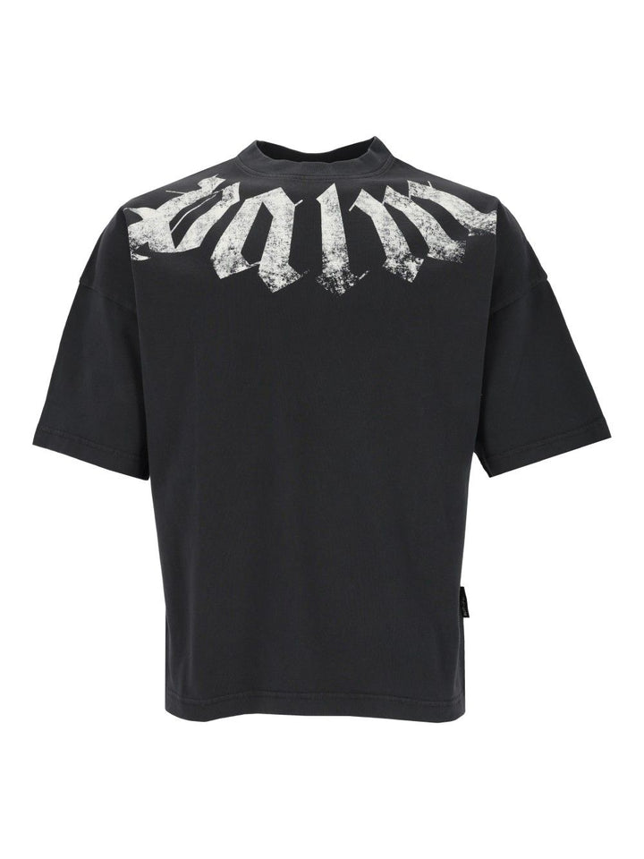 Palm Angels Big Neck T-Shirt - Nero | 895fde224185254c8232d31a753ad86f40b76800