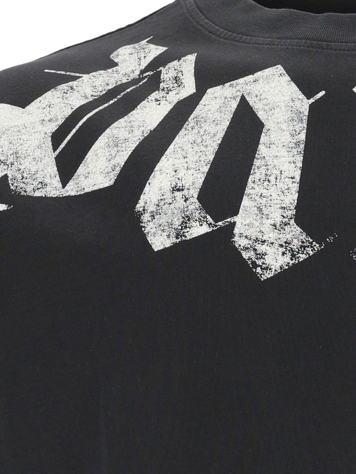 Palm Angels Big Neck T-Shirt - Nero | 3c515142ef8bbcda6747d79e914a98353c926cf0