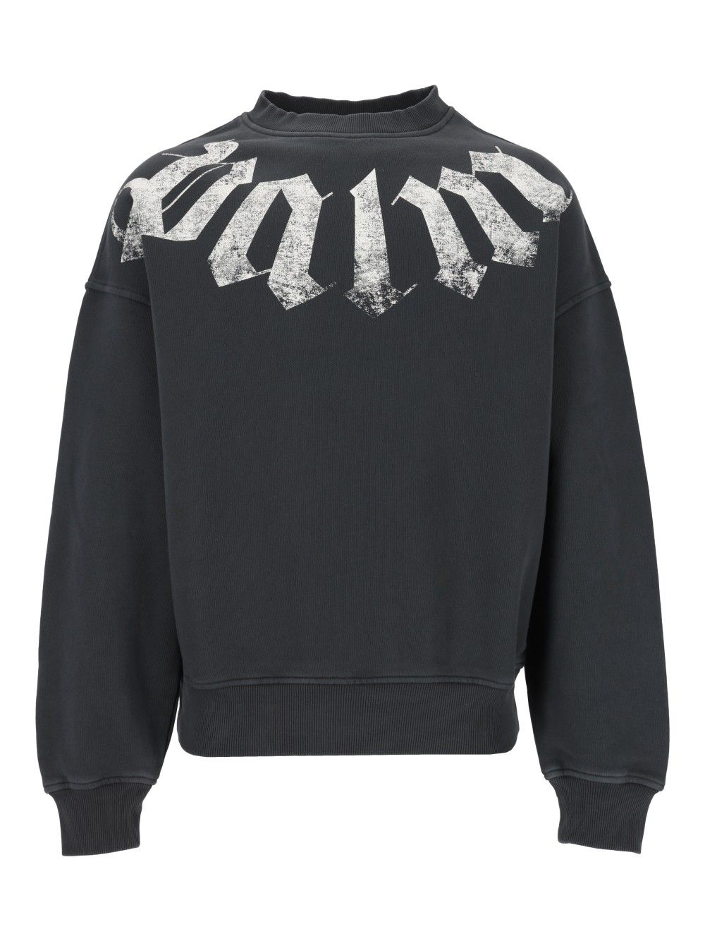Palm Angels Sweatshirt With Lettering Sweatshirts - Nero | a33ed3c9684770096d53620cec28d3a0426e5d8f