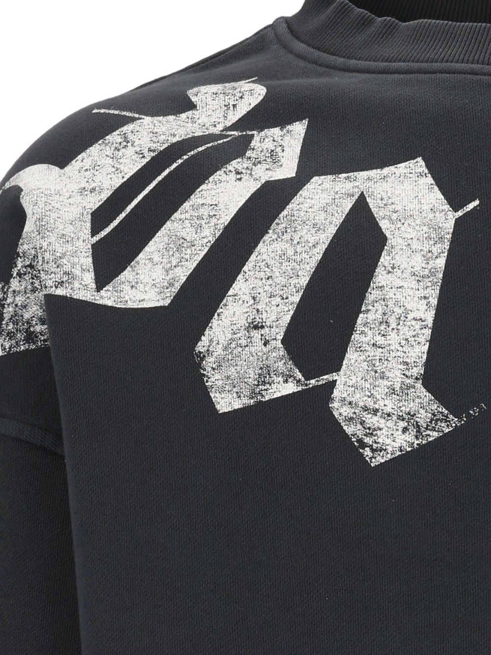 Palm Angels Sweatshirt With Lettering Sweatshirts - Nero | e68ab054d4ede20371e5f1e4b1bd2054da948f87