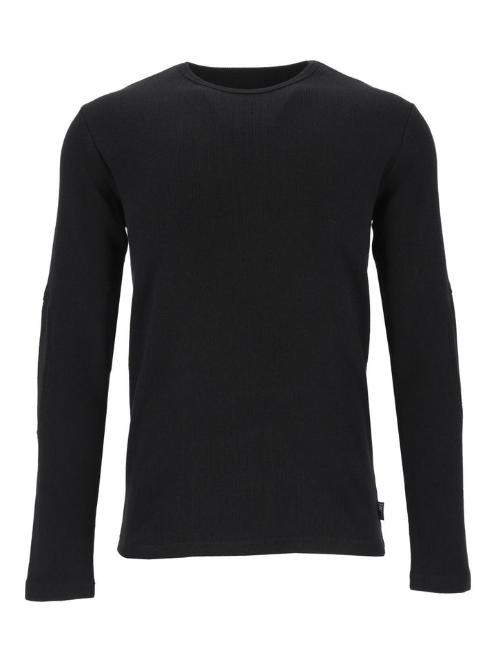 Mm6 Maison Margiela Long-Sleeved Sweater Knitwear - Nero | 23fb94faf6f4dc3bf9a1f0f20766750333793a27