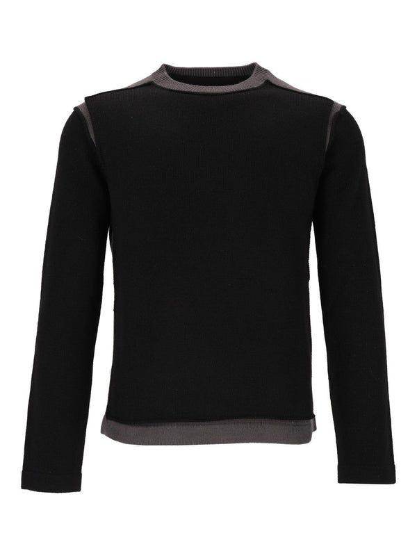 Jersey Cuello Redondo Punto Negro