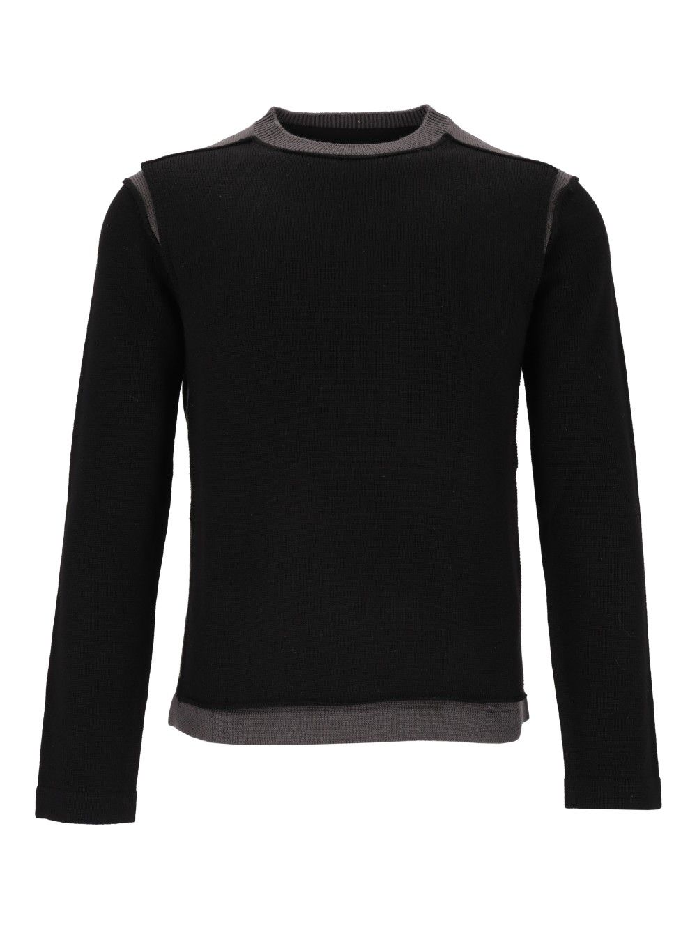 Mm6 Maison Margiela Crew Neck Sweater Knitwear - Nero | 8c7d82d418cb32c2c61fc73ba69d6de3240d18e8