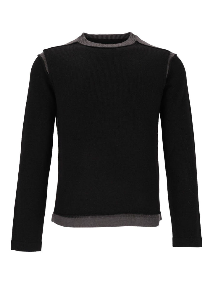 Mm6 Maison Margiela Crew Neck Sweater Knitwear - Nero | 8c7d82d418cb32c2c61fc73ba69d6de3240d18e8