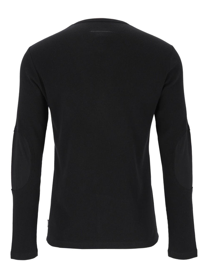 Mm6 Maison Margiela Long-Sleeved Sweater Knitwear - Nero | 7ddf891f0c010ea5a6681d39dfd2ed57fd31caba