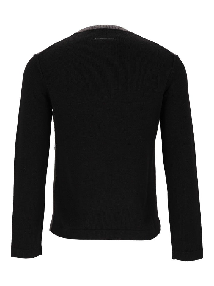 Mm6 Maison Margiela Crew Neck Sweater Knitwear - Nero | 26ea416248bc045b835e580cc020ff5dd303a2eb
