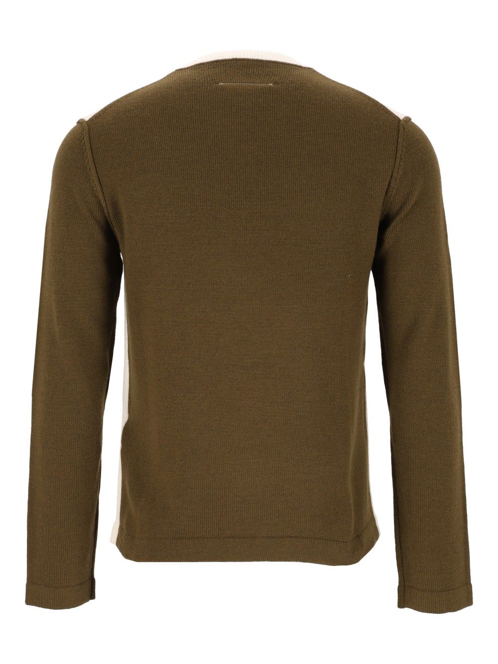Mm6 Maison Margiela Crew Neck Sweater Knitwear - Verde | b4f56b9023500176eac84bca3c31465721d4a317