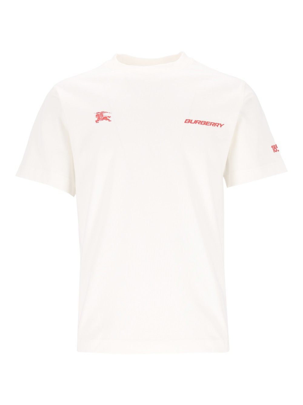 Burberry London Map Cotton T-Shirt - Bianco | 95301f655df46ced364d426bc9784fff1208cc75