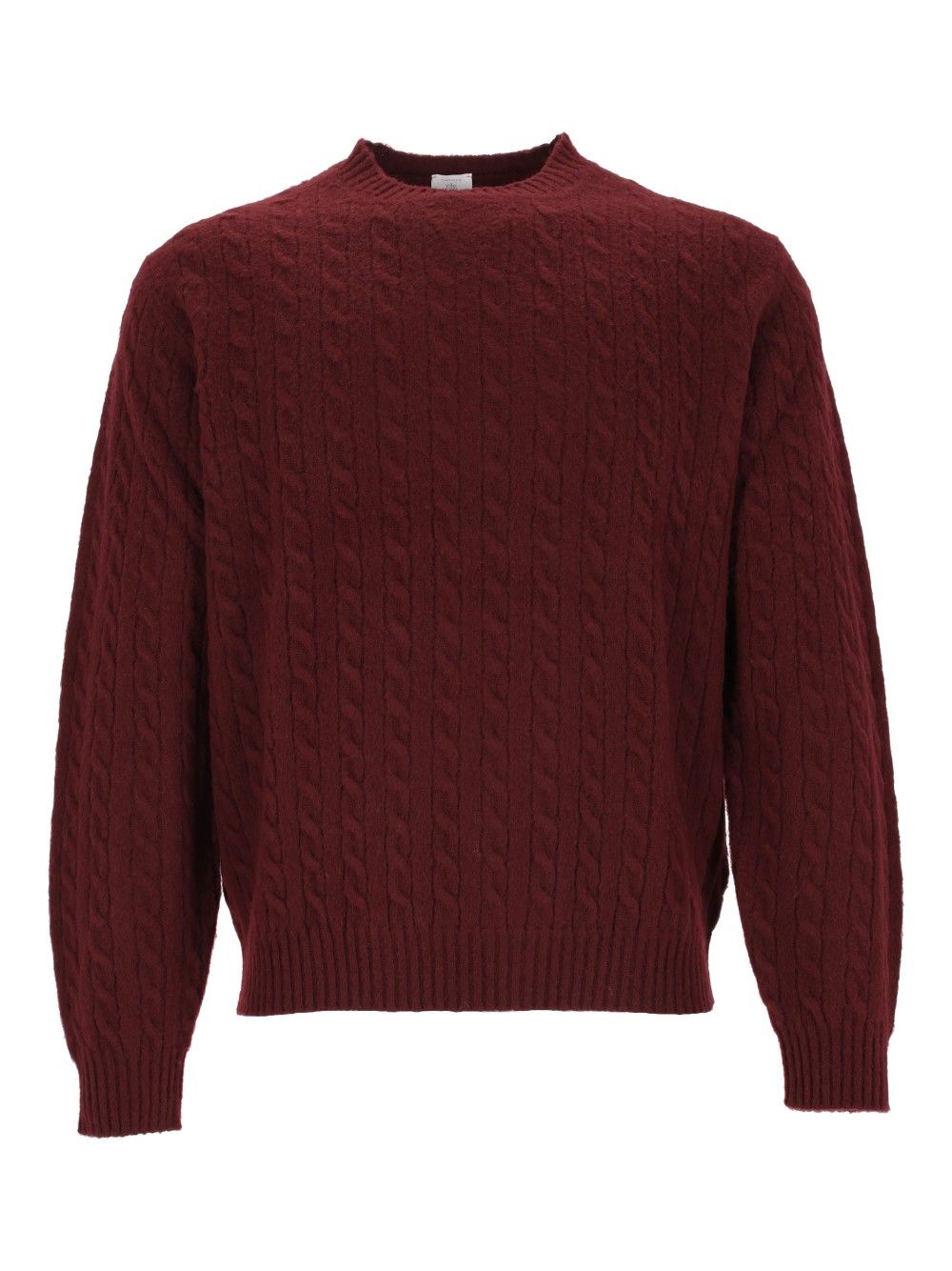 Eleventy Cable-Knit Jumper Knitwear - Bordeaux | 495f36d6a05254a01c8a53ba679b1e0b39565c26