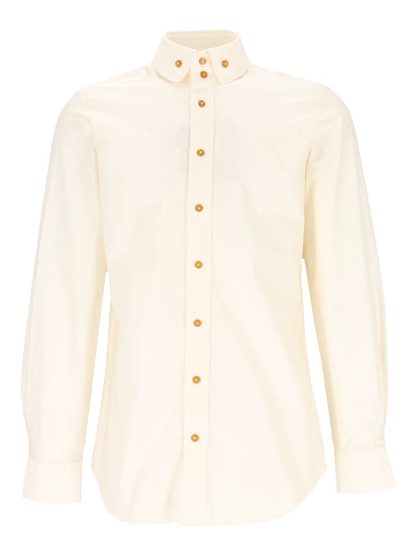 Two Buttons Krall Shirt Shirts Bianco