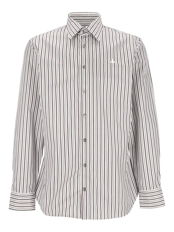 Striped Ghost Shirt Grey